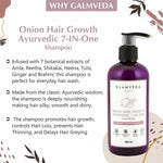 Thumbnail for Glamveda Onion Hair Growth Ayurvedic 7 In One Shampoo