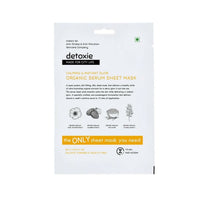 Thumbnail for Detoxie Calming & Instant Glow Organic Serum Sheet Mask - Distacart