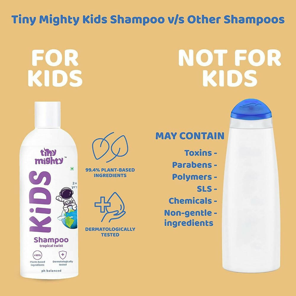 Tiny Mighty Kids Shampoo, Body Lotion And Oil Combo - Distacart