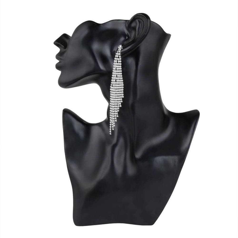 Trendoo Jewelry Silver Diamonds Drops