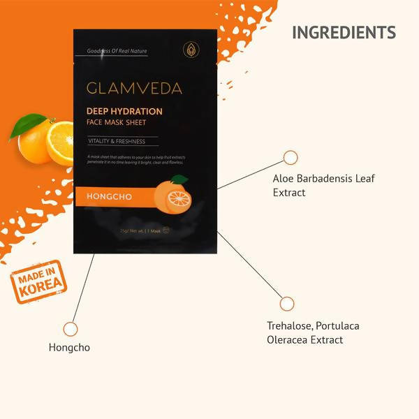 Glamveda Hongcho Anti Acne & Glow Sheet Mask