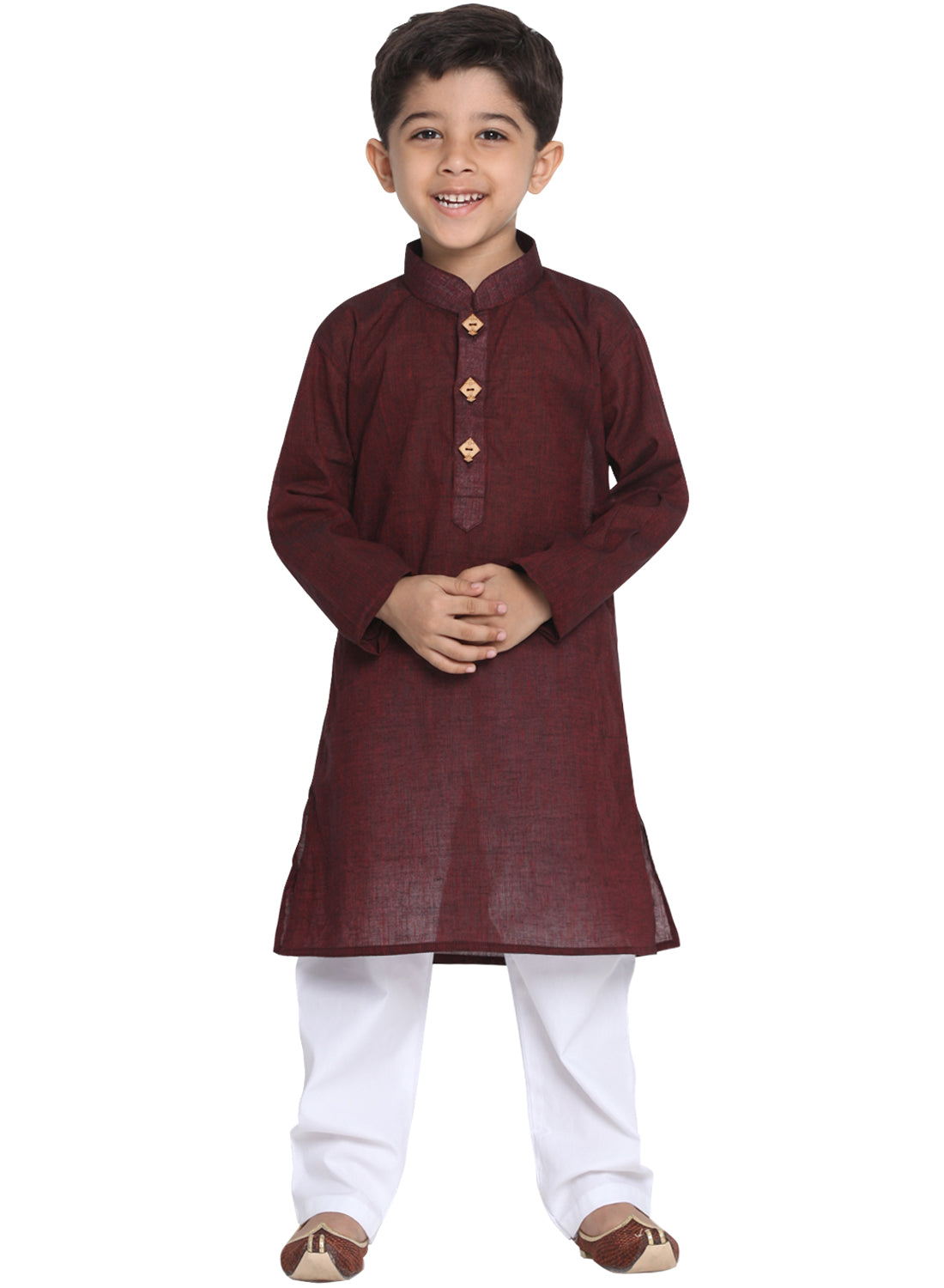 Vastramay A pure south handloom cotton kurta pyjama For Boys - Distacart