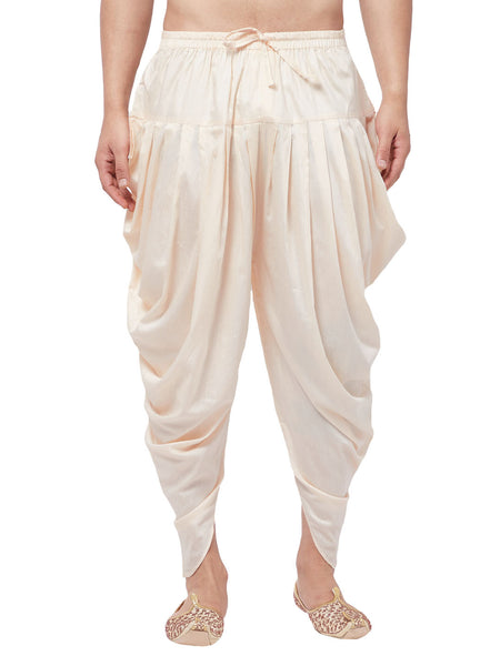 Vastramay Men's Cream Cowl Dhoti - Distacart