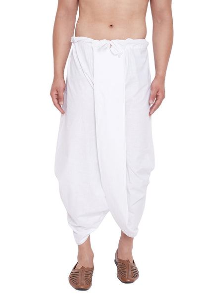 Vastramay Men's White Traditional Dhoti - Distacart