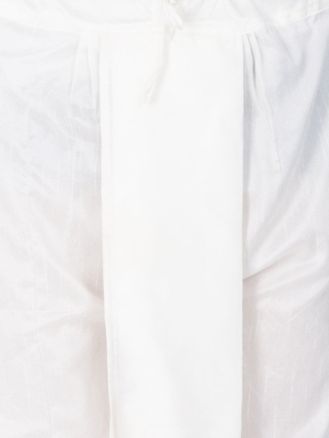 VM by Vastramay Men's White Silk Blend Dhoti - Distacart