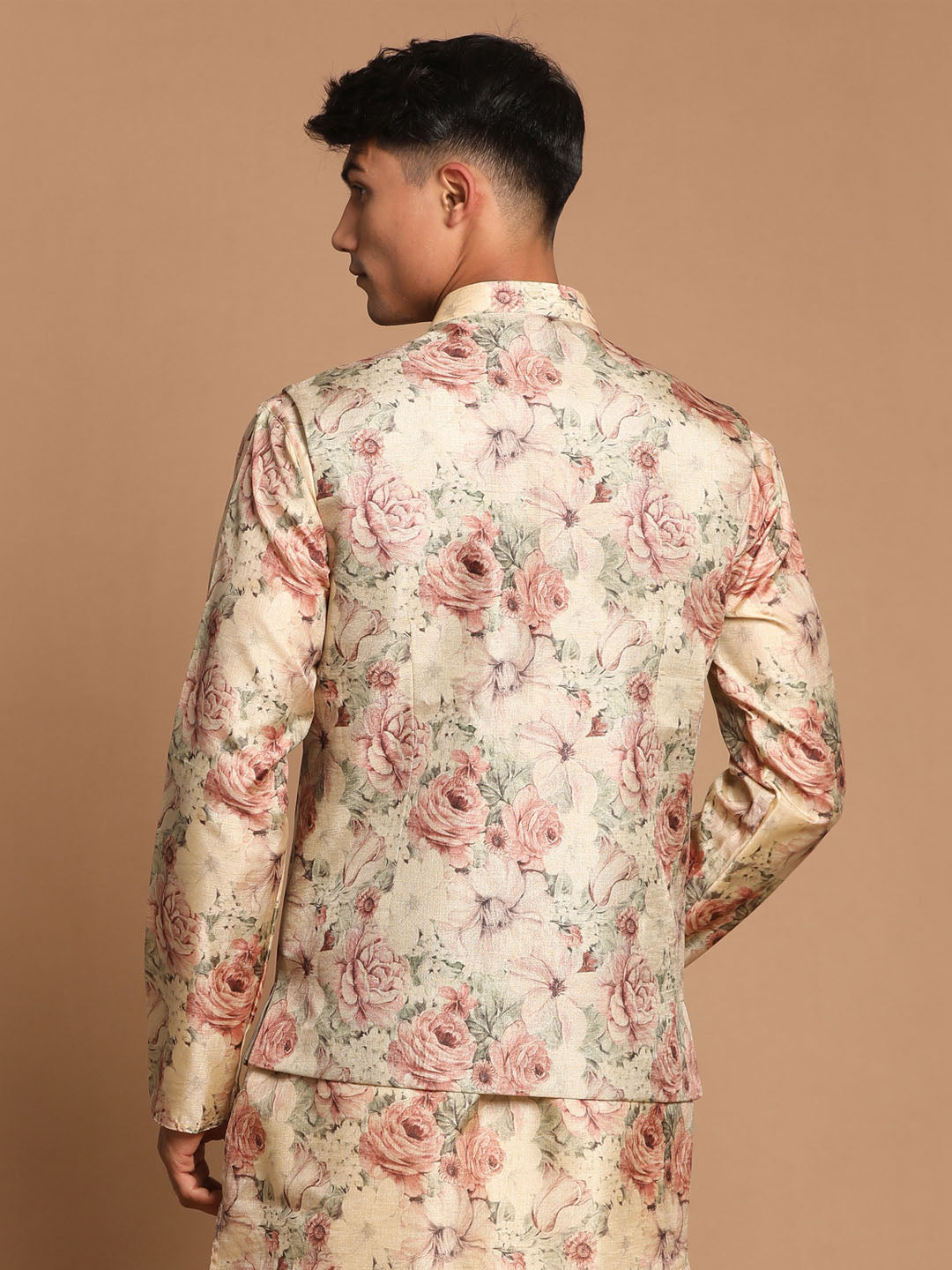 Vastramay Men's Brown Nehru Jacket - Distacart
