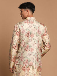 Thumbnail for Vastramay Men's Brown Nehru Jacket - Distacart