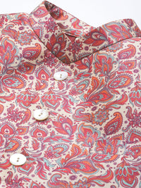 Thumbnail for Vastramay Men's Multicolor-Base-Pink Silk Blend Jodhpuri - Distacart