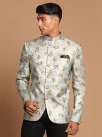 Thumbnail for Vastramay Men's Green Jodhpuri - Distacart