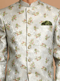 Thumbnail for Vastramay Men's Green Jodhpuri - Distacart