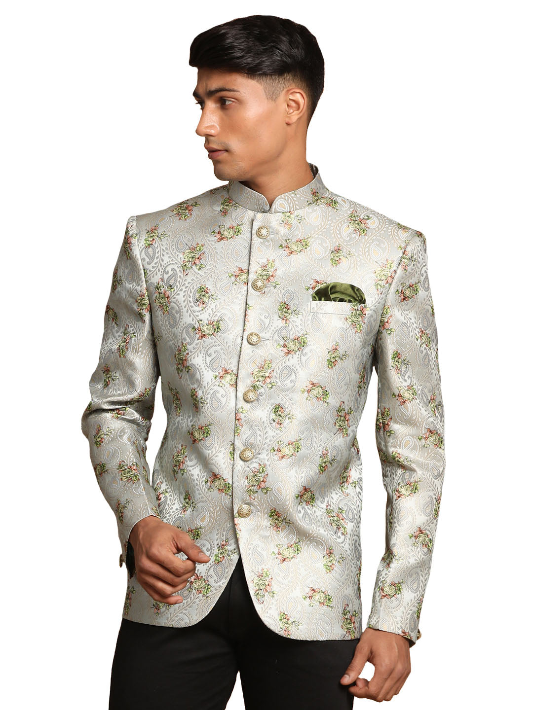 Vastramay Men's Green Jodhpuri - Distacart