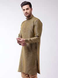 Thumbnail for VM by Vastramay Men's Black Silk Blend Kurta - Distacart