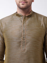 Thumbnail for VM by Vastramay Men's Black Silk Blend Kurta - Distacart