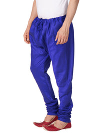 Thumbnail for VM by Vastramay Men's Blue Silk Blend Pyjama - Distacart
