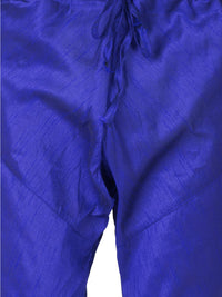 Thumbnail for VM by Vastramay Men's Blue Silk Blend Pyjama - Distacart