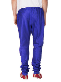 Thumbnail for VM by Vastramay Men's Blue Silk Blend Pyjama - Distacart
