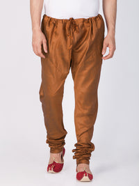 Thumbnail for VM by Vastramay Men's Coffee Silk Blend Pyjama - Distacart