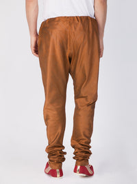 Thumbnail for VM by Vastramay Men's Coffee Silk Blend Pyjama - Distacart
