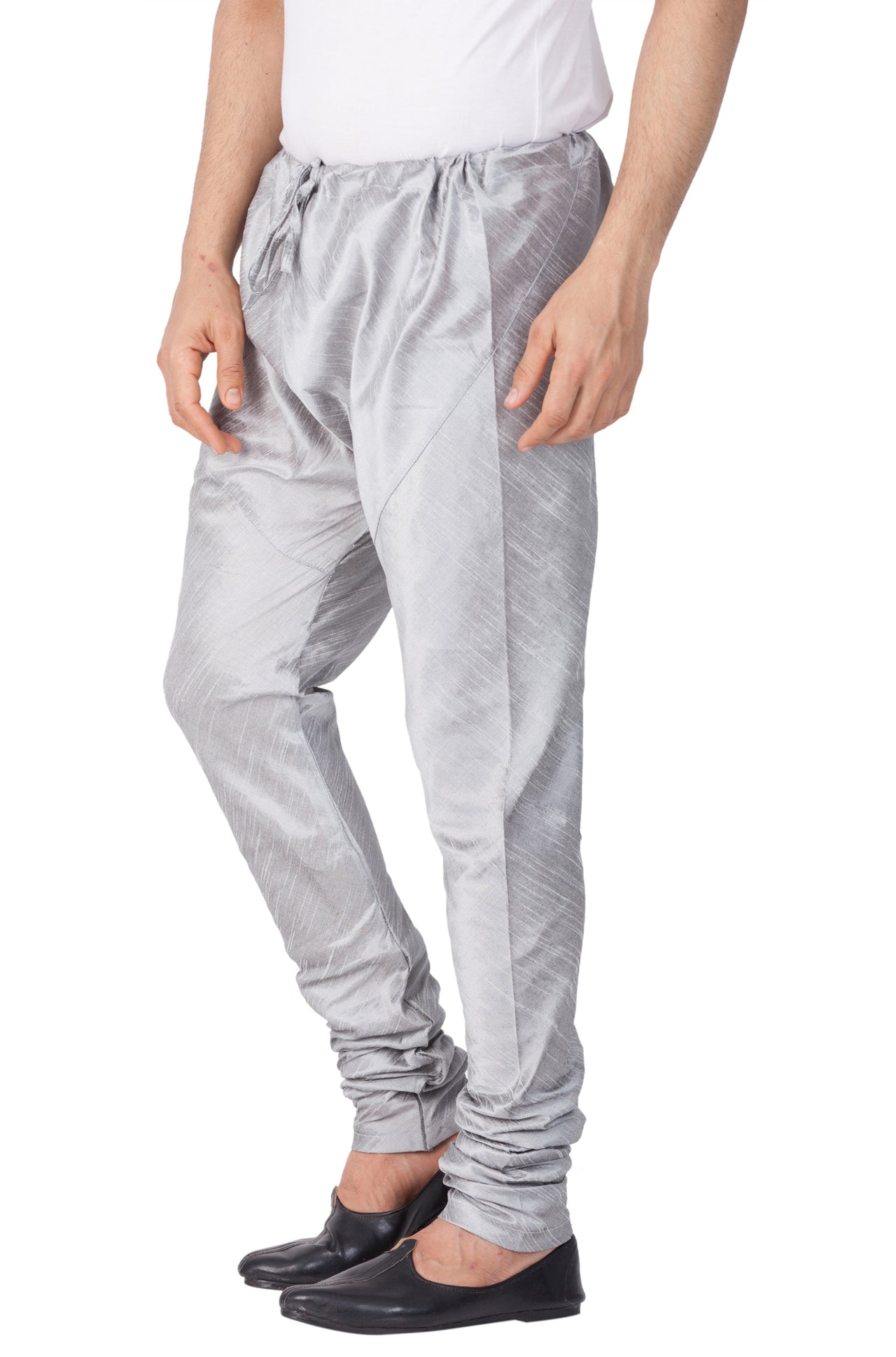 VM by Vastramay Men's Grey Silk Blend Pyjama - Distacart