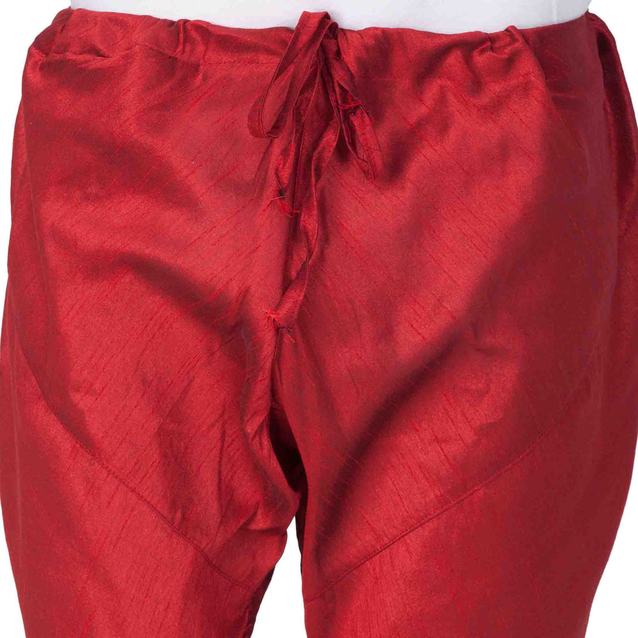 VM by Vastramay Men's Maroon Silk Blend Pyjama - Distacart
