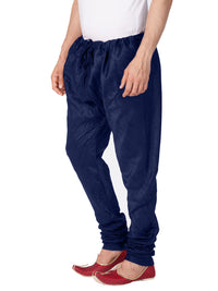 Thumbnail for VM by Vastramay Men's Blue Silk Blend Pyjama - Distacart