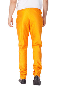Thumbnail for VM by Vastramay Men's Orange Silk Blend Pyjama - Distacart