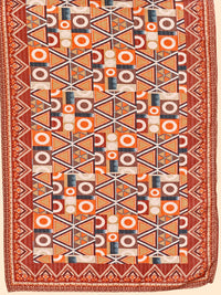 Thumbnail for NOZ2TOZ Women's Print & Sequience Straight Musline Brown Stitched Kurta With Dupatta - Distacart