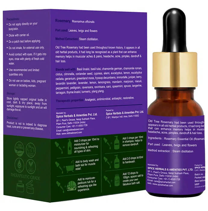 Old Tree Rosemary Essential Oil - Distacart