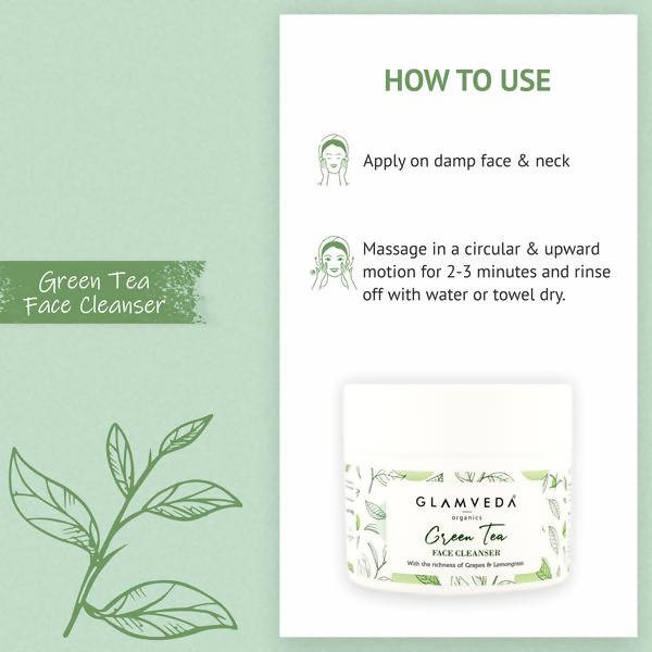 Glamveda Green Tea Recharge & Renew Cleanser