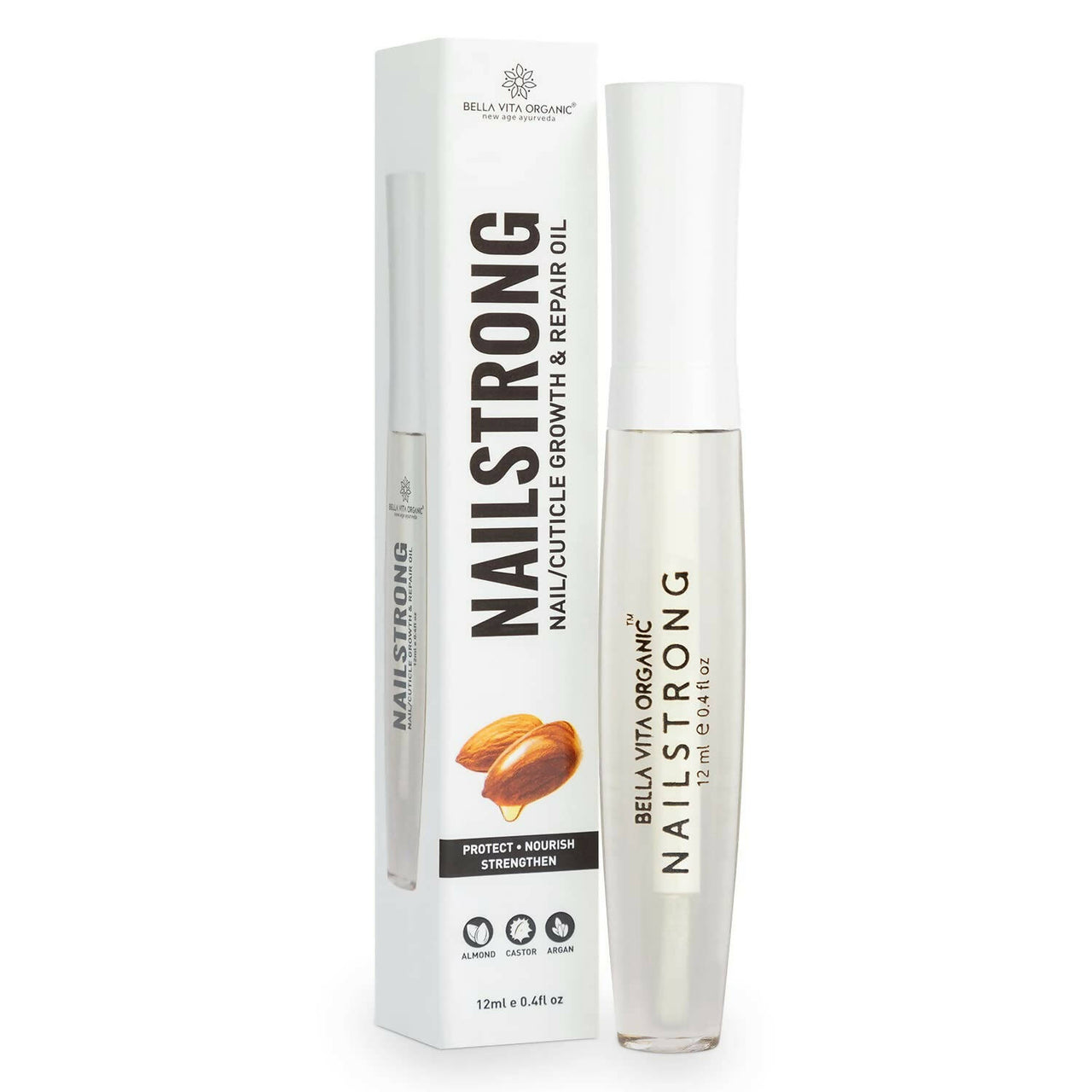 Bella Vita Organic Nail Strong Oil - Distacart