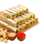 Thumbnail for Ganesha Minimal Style Rakhi And Kaju Rolls Box - Distacart