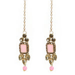 Thumbnail for Mominos Fashion Johar Kamal Gold-Plated Brass Finish Kundan/Stone Choker For Women (Baby Pink) - Distacart