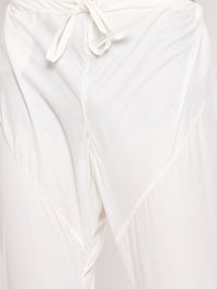 Thumbnail for VM by Vastramay Men's Beige And Cream Silk Blend Kurta Pyjama Set - Distacart