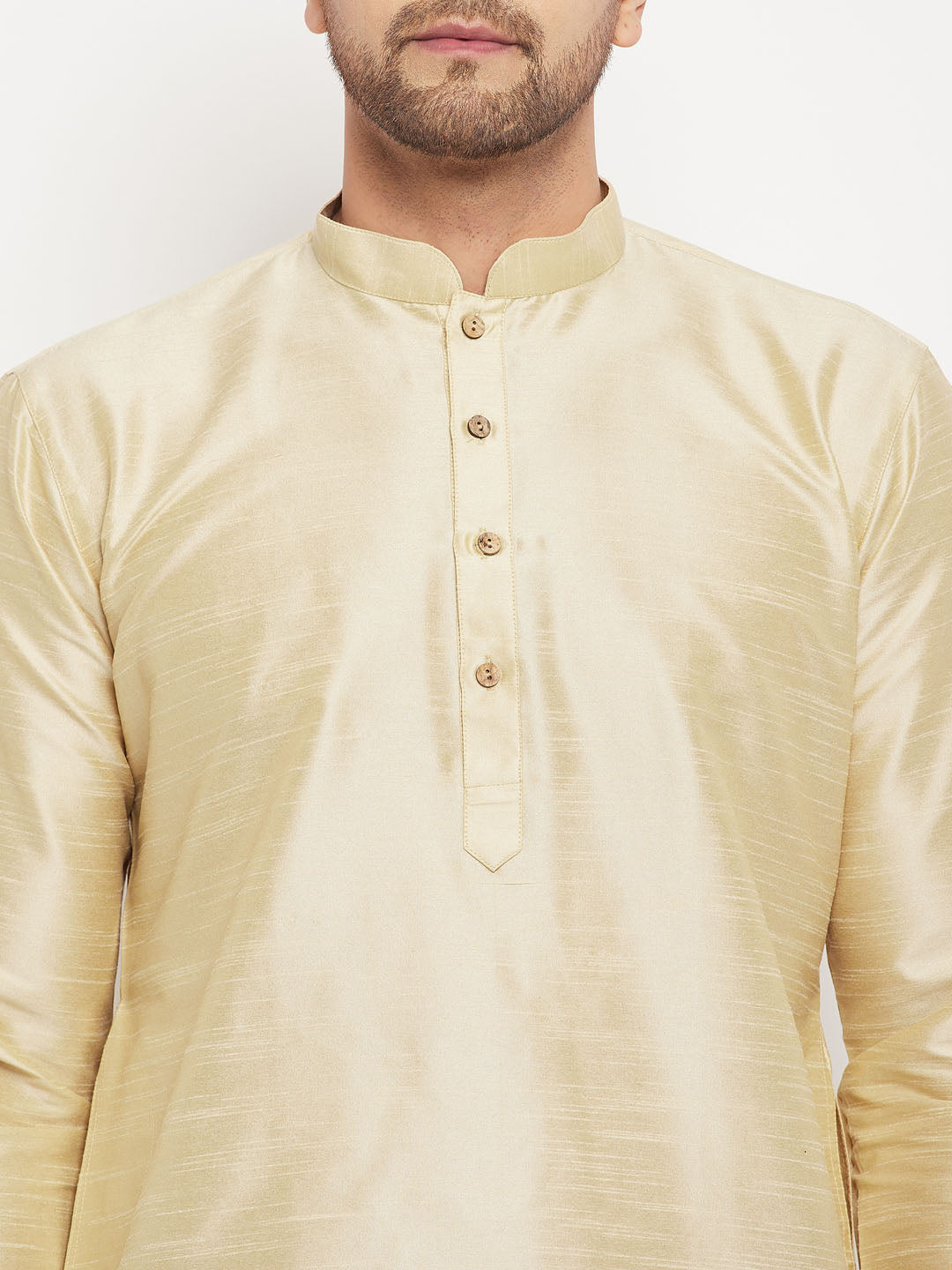 VM by Vastramay Men's Green Silk Blend Kurta - Distacart