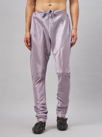 Thumbnail for VM by Vastramay Men's Lavander Silk Blend Pyjama - Distacart