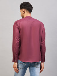 Thumbnail for VM by Vastramay Men's Purple Cotton Blend Kurta - Distacart