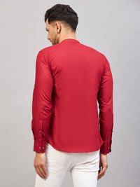 Thumbnail for VM by Vastramay Men's Maroon Cotton Blend Kurta - Distacart