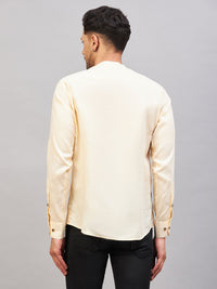 Thumbnail for VM by Vastramay Men's Cream Cotton Blend Kurta - Distacart