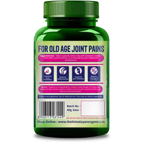 Himalayan Organics Plant Based Joint Support Boswellia Serrata: 120 Capsules