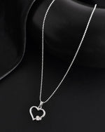 Thumbnail for VOJ Silver Plated Heart Pandent Chain - Distacart