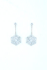 Thumbnail for VOJ Silver Plated Stone Studded Circluar Earrings - Distacart