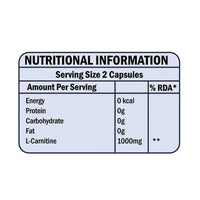 Thumbnail for Scitron L-Carnitine 1000mg Veg Capsules - Distacart