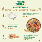 Thumbnail for Bagrry's Millet Farm Nut & Raisin Muesli with Jowar and Ragi - Distacart
