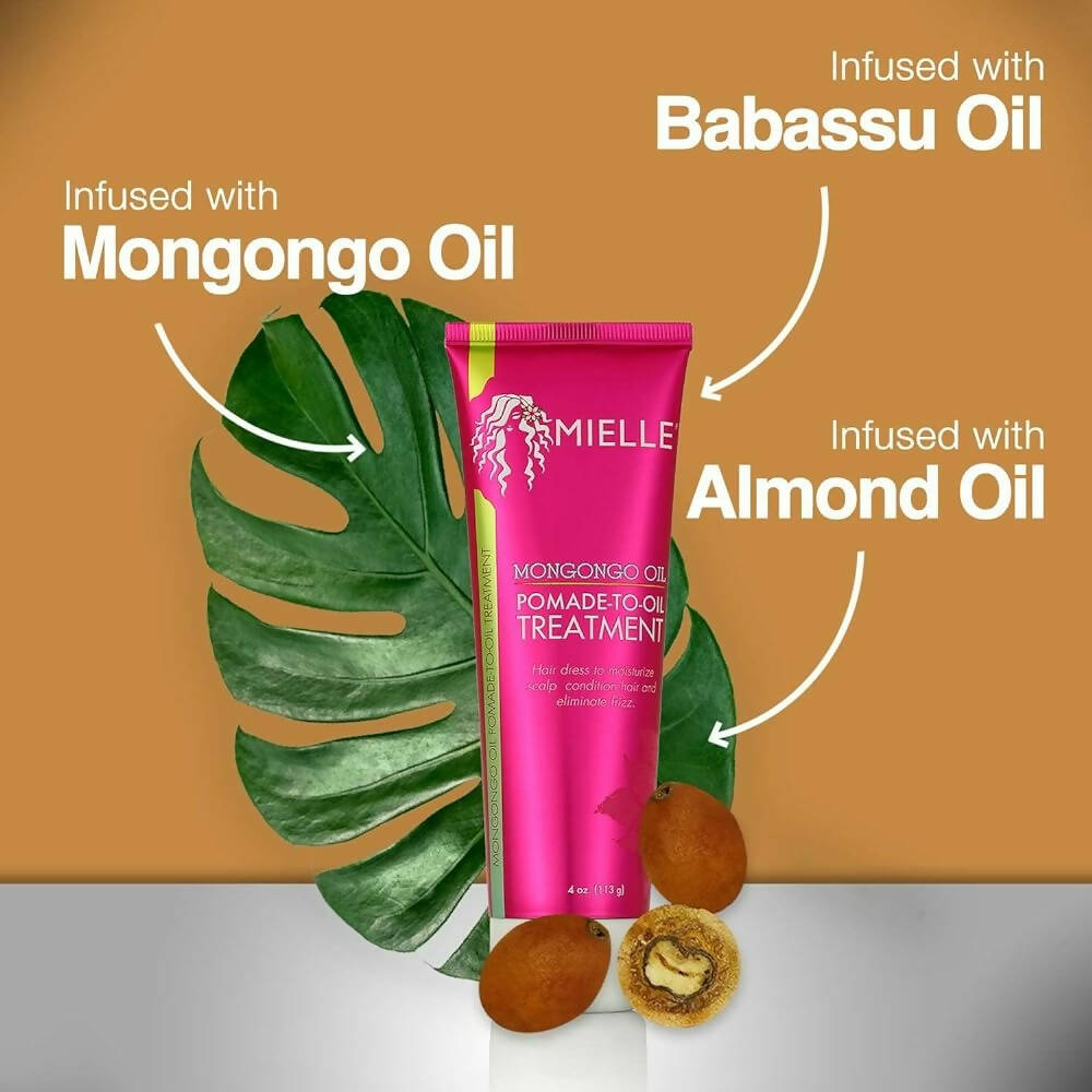 Mielle Organics Mongongo Oil Pomade To Oil Treatment - Distacart