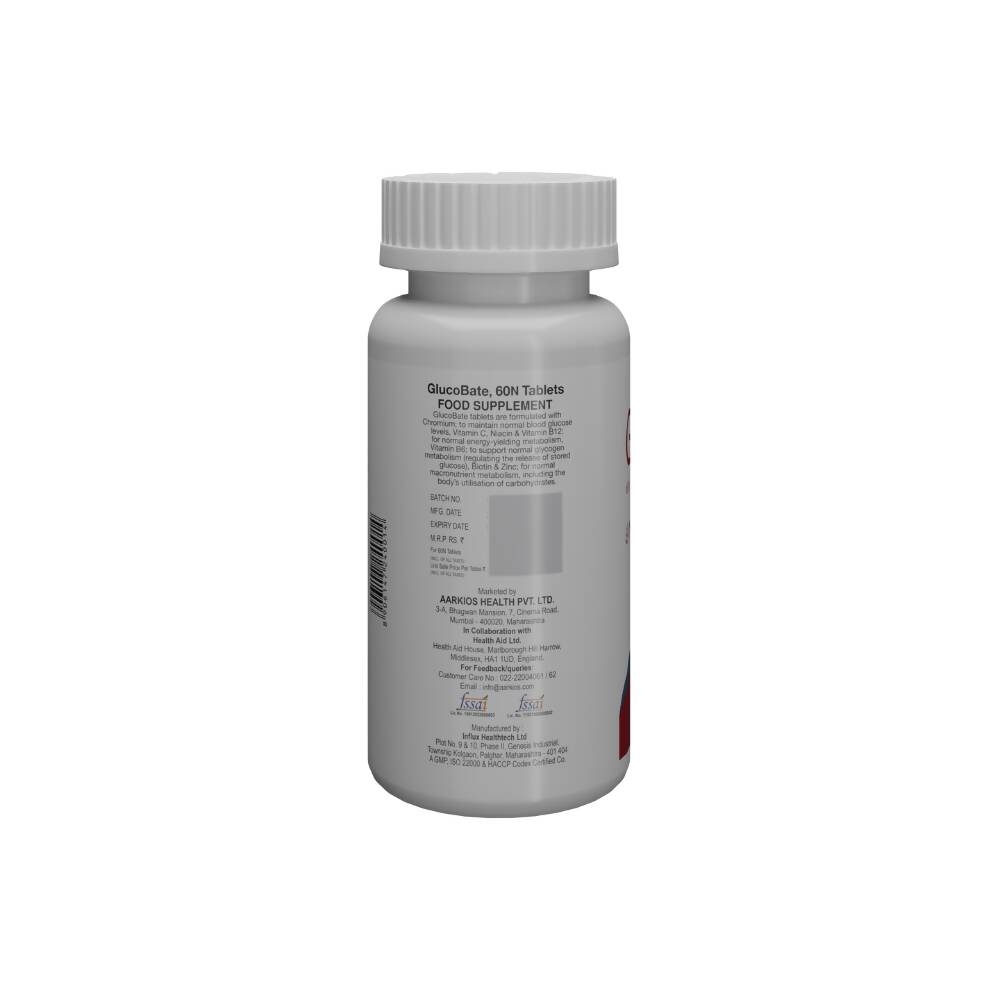 HealthAid GlucoBate Tablets - Distacart