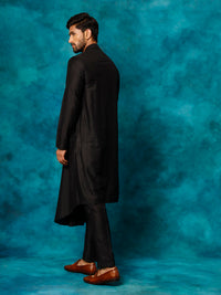 Thumbnail for Shrestha by Vastramay Men's Cream Viscose Blend Kurta Pyjama Set - Distacart