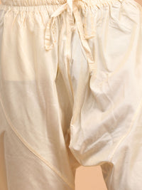 Thumbnail for Shrestha by Vastramay Men's Cream Viscose Blend Kurta Pyjama Set With Dupatta - Distacart