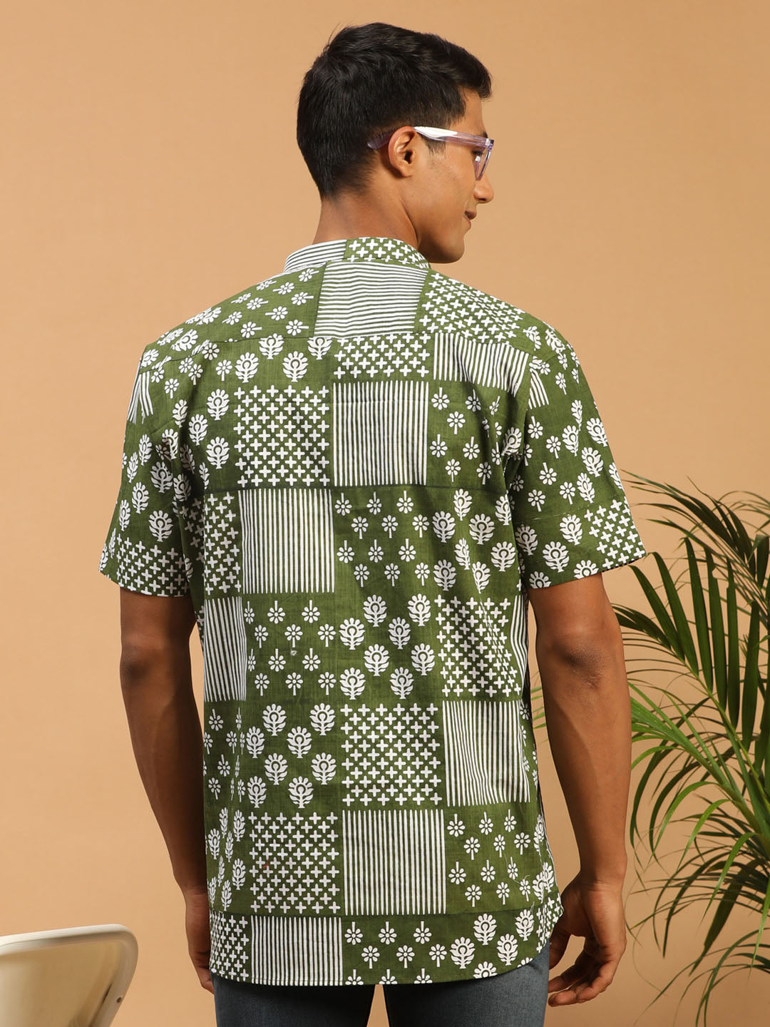 Shvaas By Vastramay Men's Green Cotton Short Kurta - Distacart