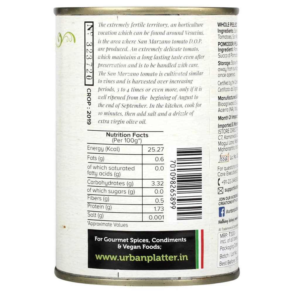 Urban Platter San Marzano Tomatoes Of Agro Sarnese - Whole Peeled