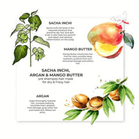Thumbnail for Juicy Chemistry Sacha Inchi, Argan & Mango Butter Hair Mask - Distacart
